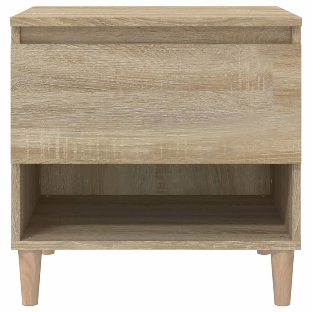 Bedside Table Sonoma Oak 50x46x50 cm Engineered Wood