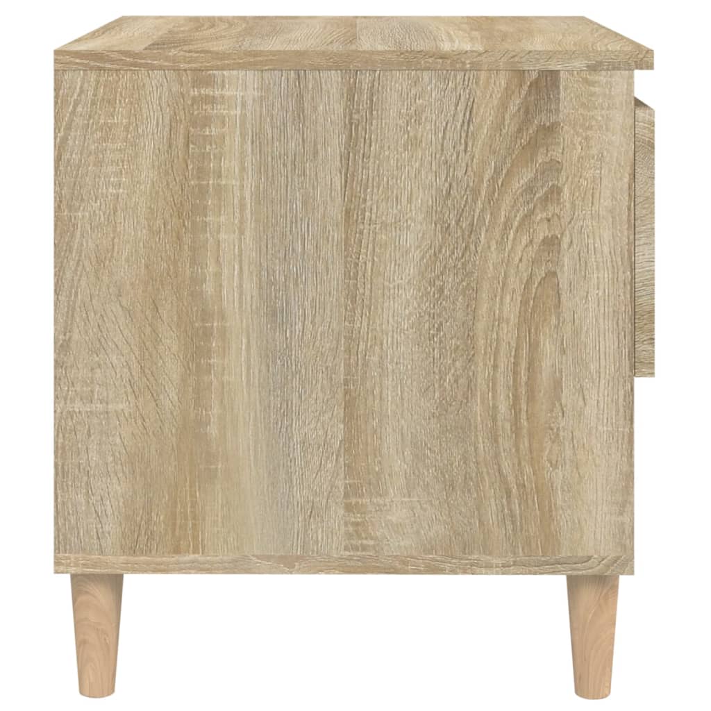 Bedside Table Sonoma Oak 50x46x50 cm Engineered Wood