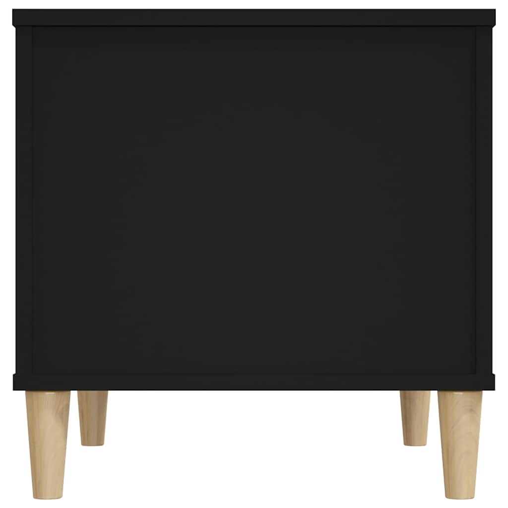 Coffee Table Black 60x44.5x45 cm Engineered Wood
