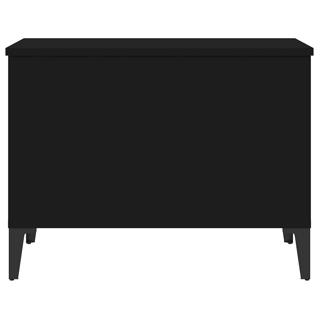Coffee Table Black 60x44.5x45 cm Engineered Wood