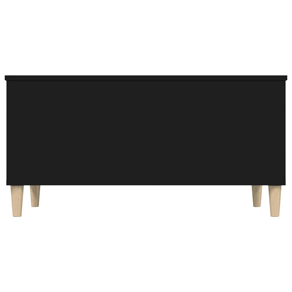 Coffee Table Black 90x44.5x45 cm Engineered Wood