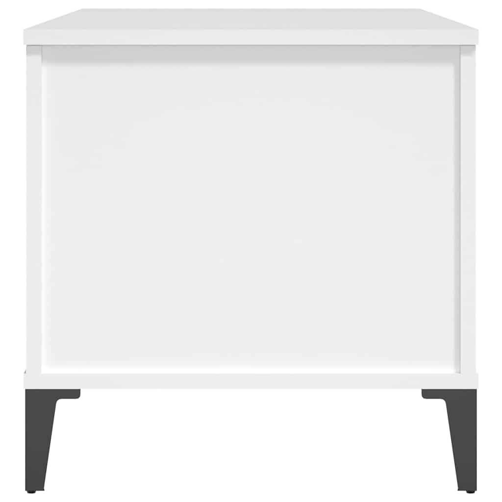 Coffee Table White 90x44.5x45 cm Engineered Wood