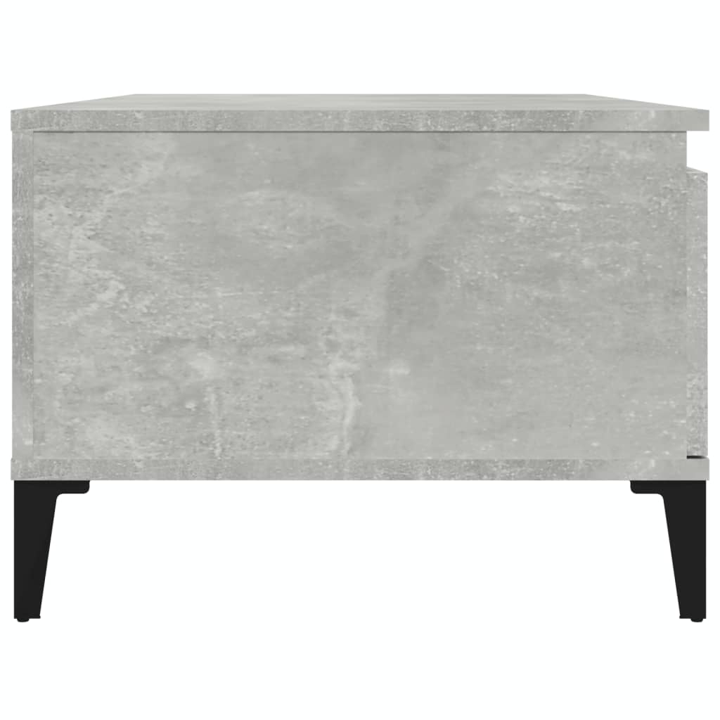 Coffee Table Concrete Grey 90x50x36.5 cm Engineered Wood