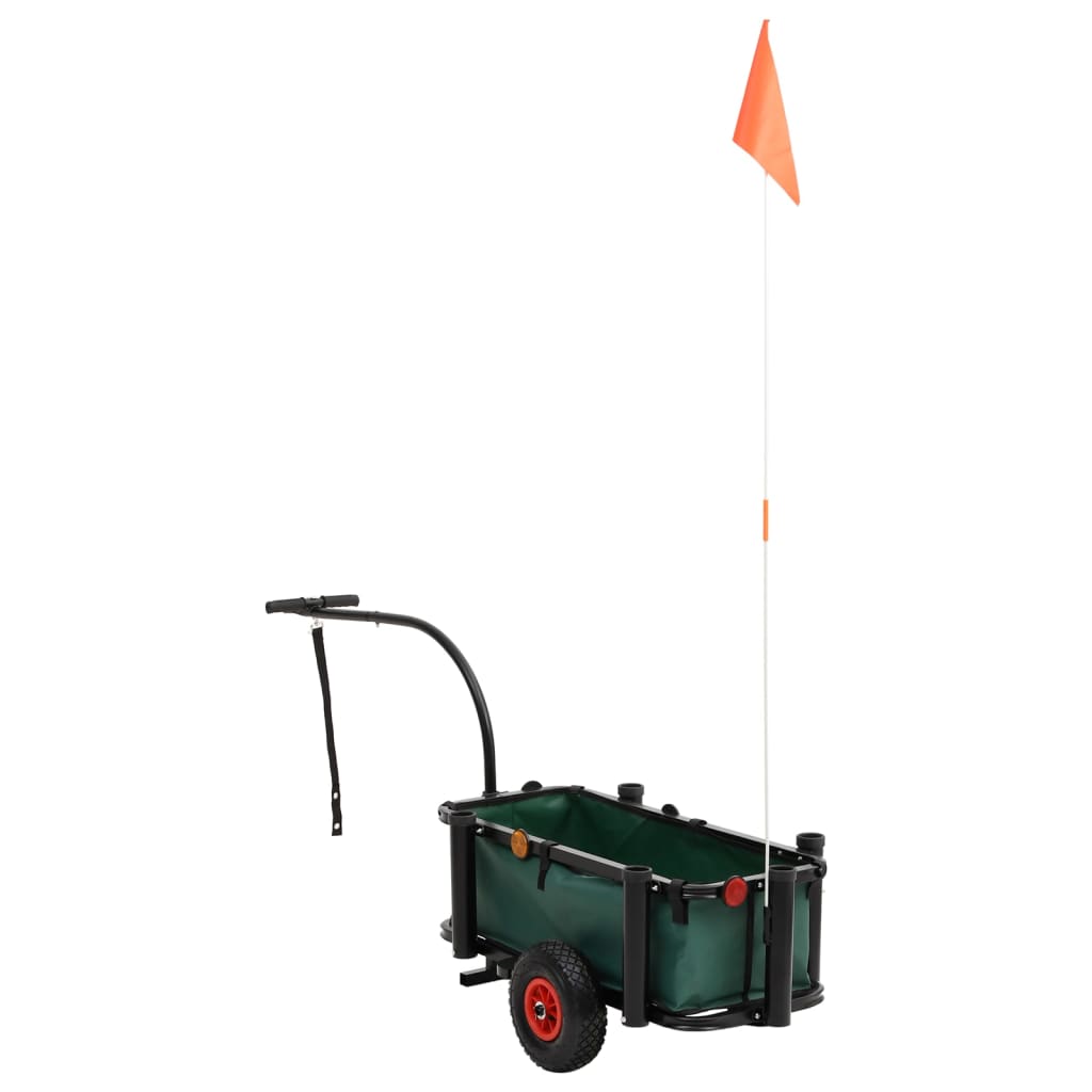 Fishing Trolley with Bag Black Steel
