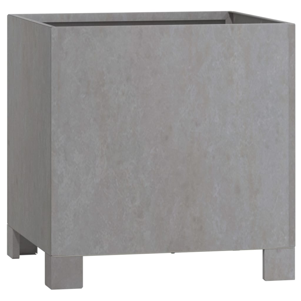 Planter with Legs Rusty 30x30x30 cm Corten Steel