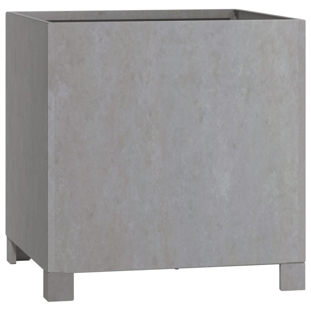 Planters with Legs 2 pcs Rusty 40x40x40 cm Corten Steel