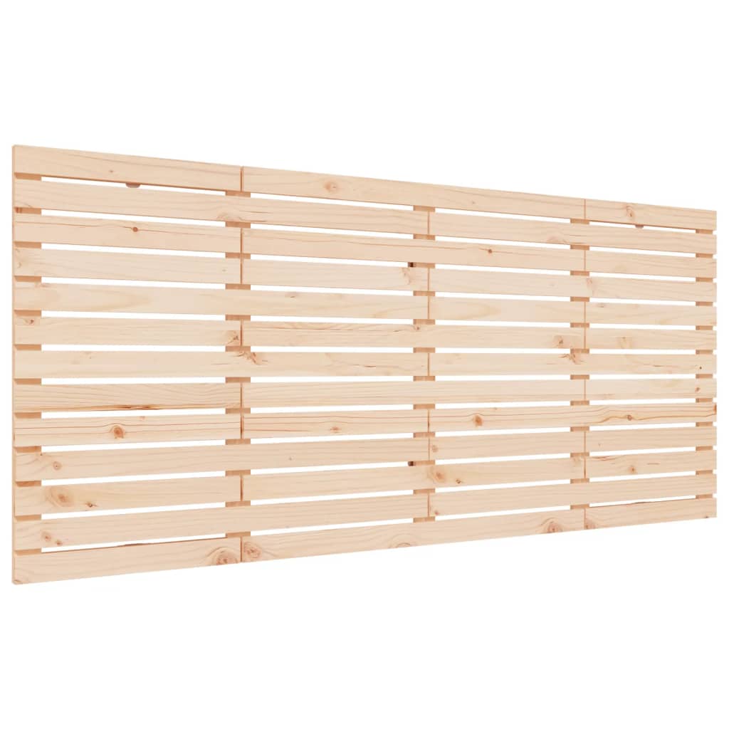 Wall Headboard 186 cm Solid Wood Pine