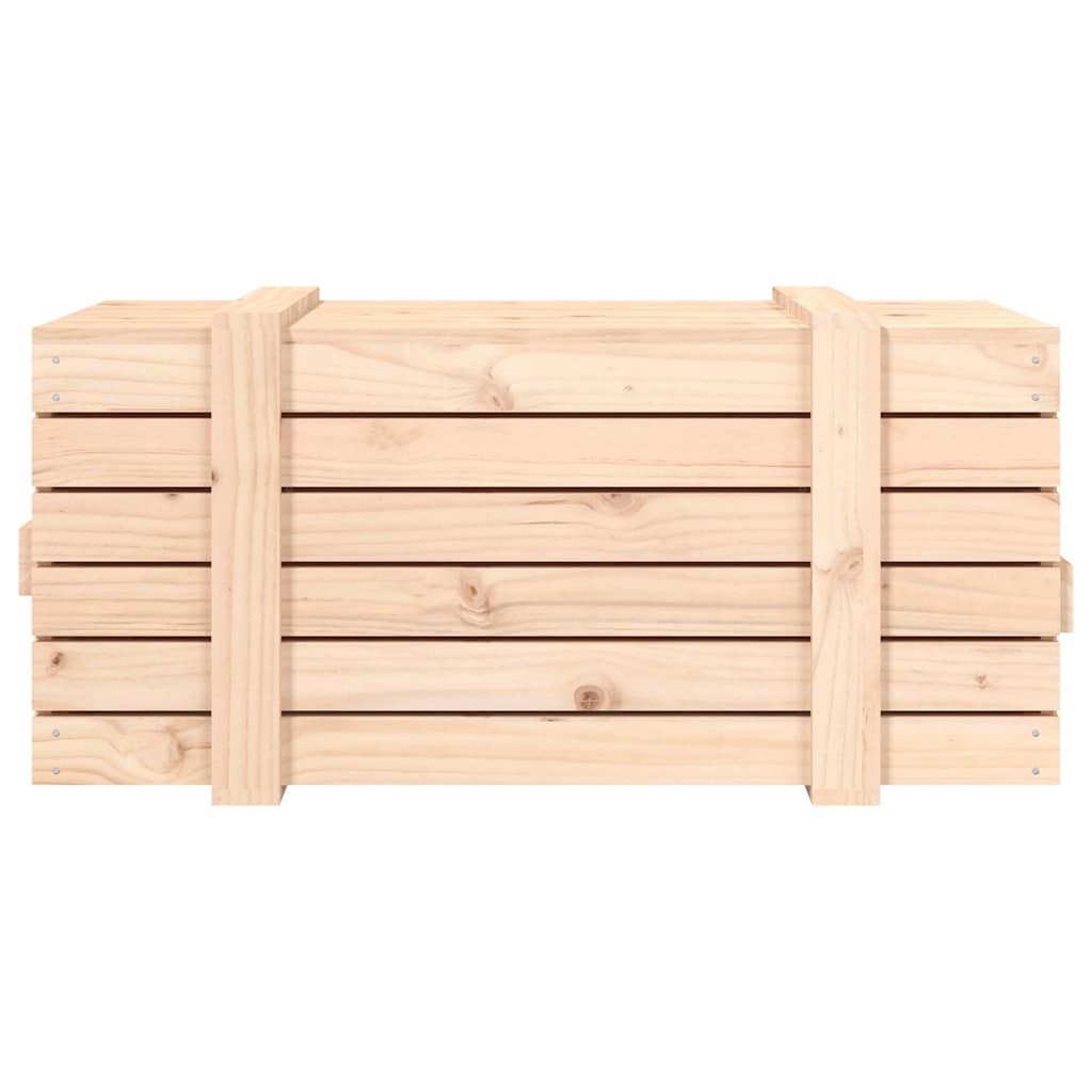 Storage Box 91x40.5x42 cm Solid Wood Pine