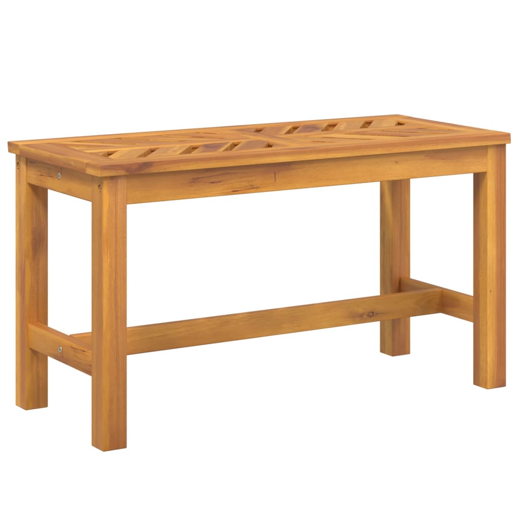 Garden Bench 80 cm Solid Wood Acacia