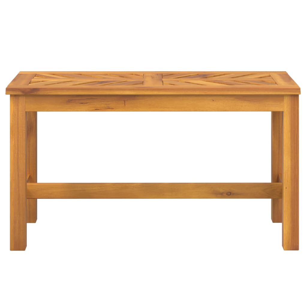 Garden Bench 80 cm Solid Wood Acacia
