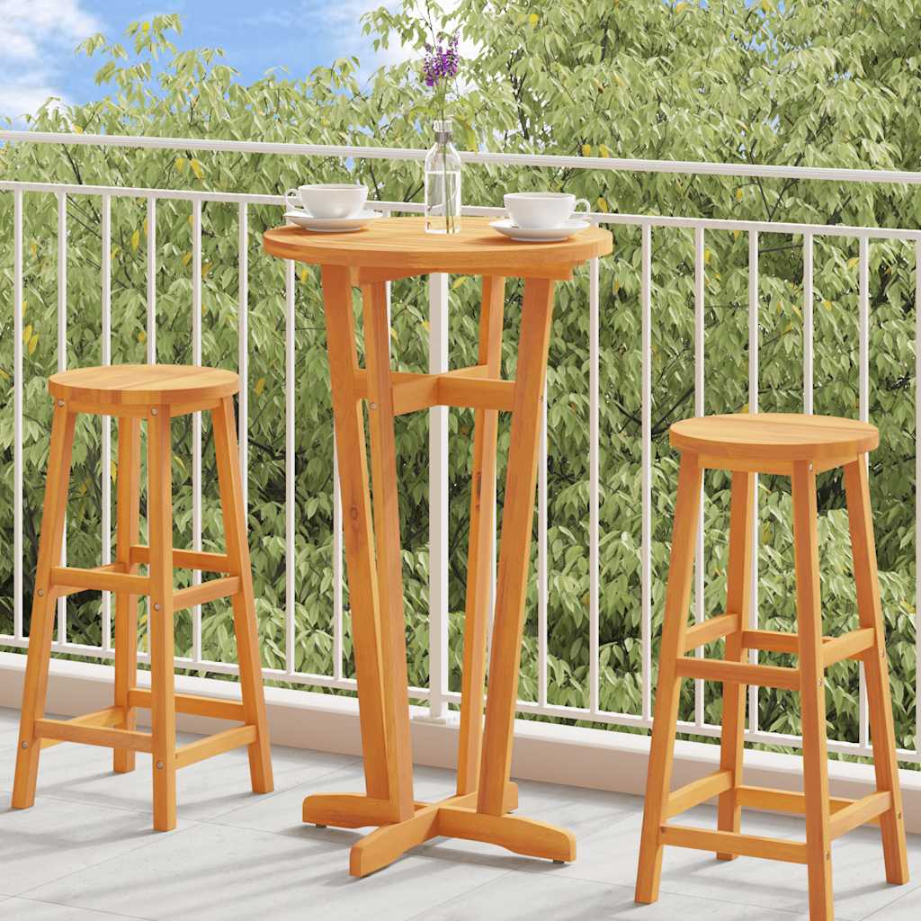 Garden Bar Table Ø60x105 cm Solid Wood Acacia