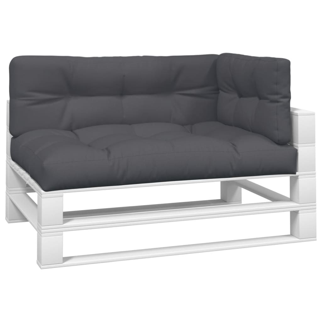 Pallet Cushions 3 pcs Anthracite Fabric