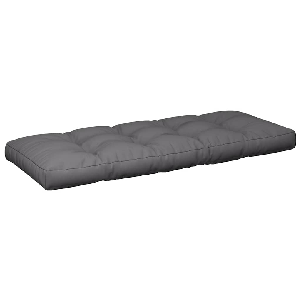 Pallet Cushions 2 pcs Anthracite Fabric