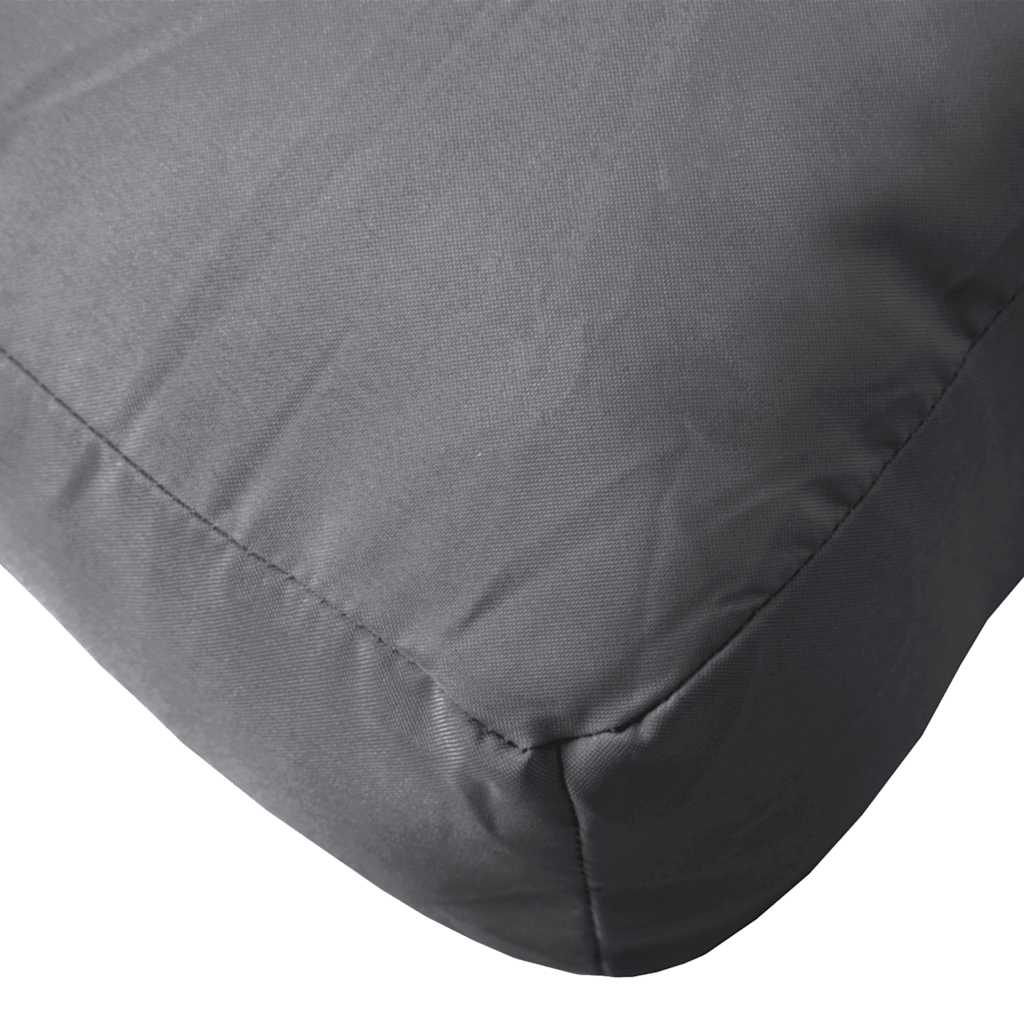 Pallet Cushions 2 pcs Anthracite Fabric