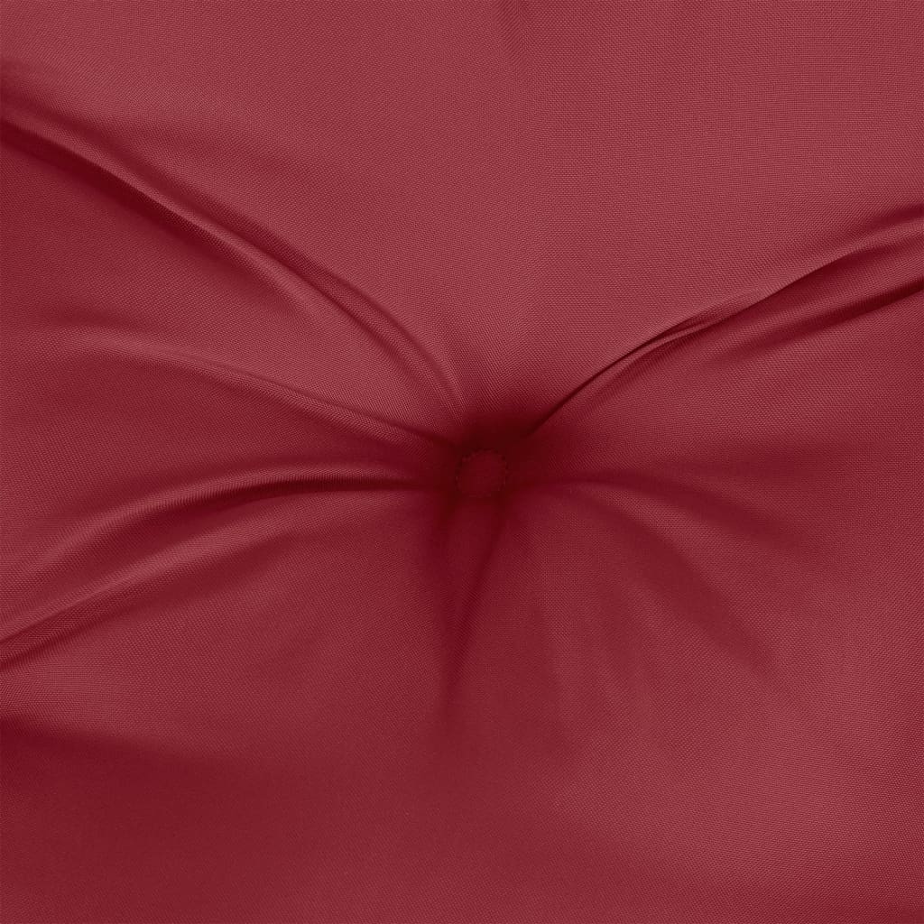 Pallet Cushions 3 pcs Wine Red Fabric