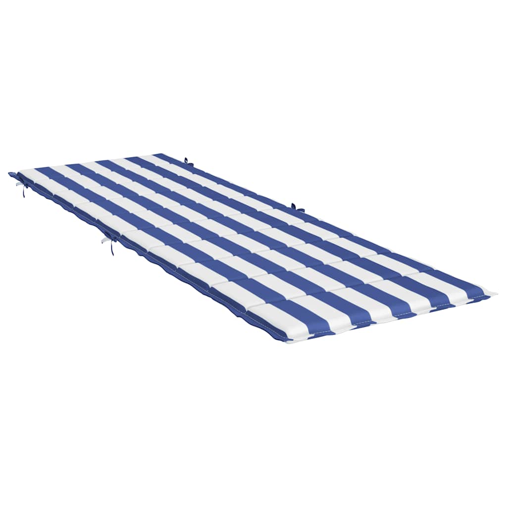 Sun Lounger Cushion Blue&White Stripe Oxford Fabric