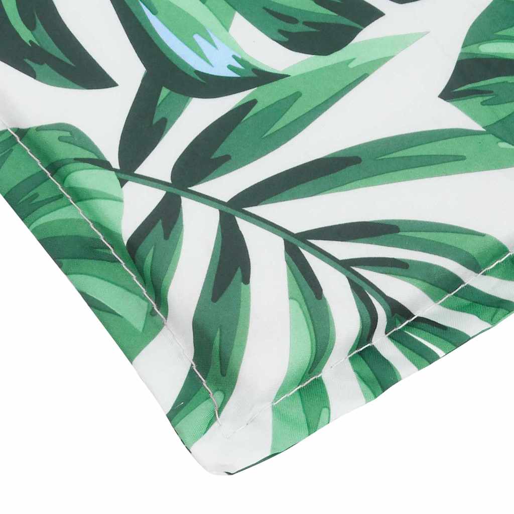 Lounger Cushion Leaf Leaf Pattern 200 x 70 x 3 cm Oxford Fabric