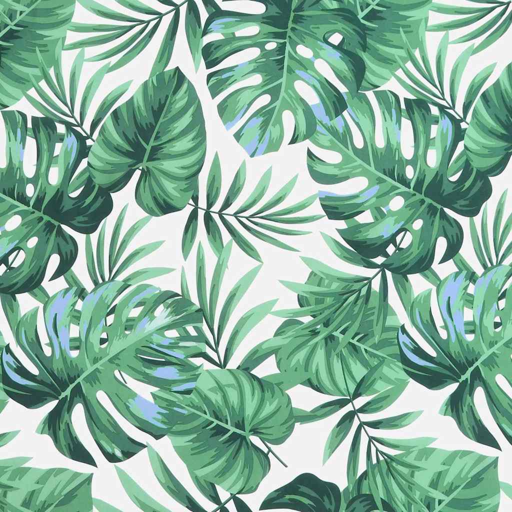 Lounger Cushion Leaf Leaf Pattern 200 x 70 x 3 cm Oxford Fabric