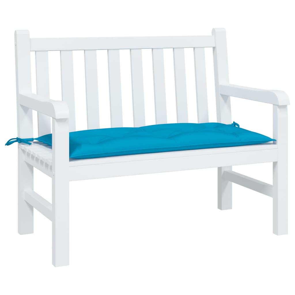 Garden Bench Cushion Light Blue 100x50x7cm Oxford Fabric