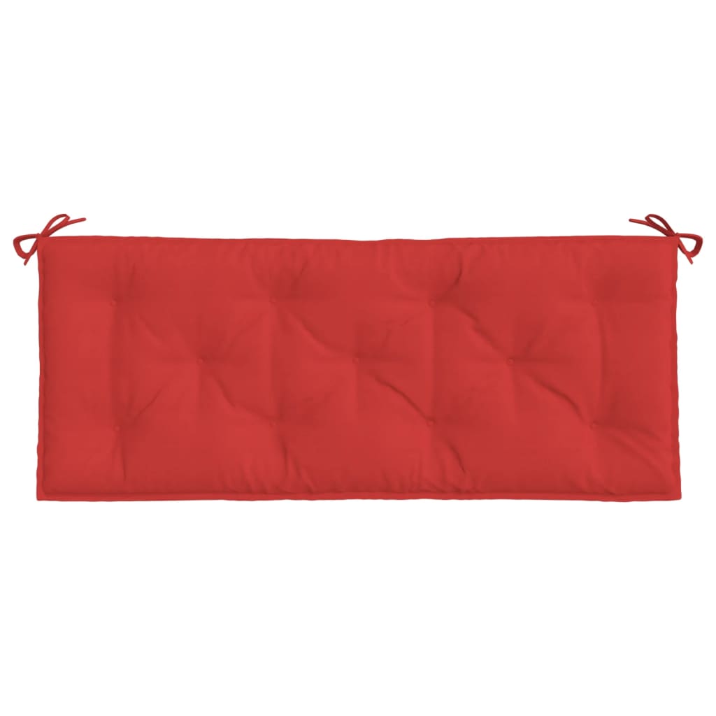 Garden Bench Cushion Red 120x50x7cm Oxford Fabric