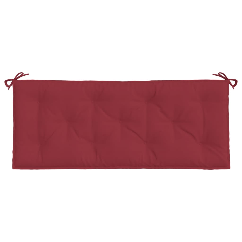 Garden Bench Cushion Wine Red 120x50x7cm Oxford Fabric