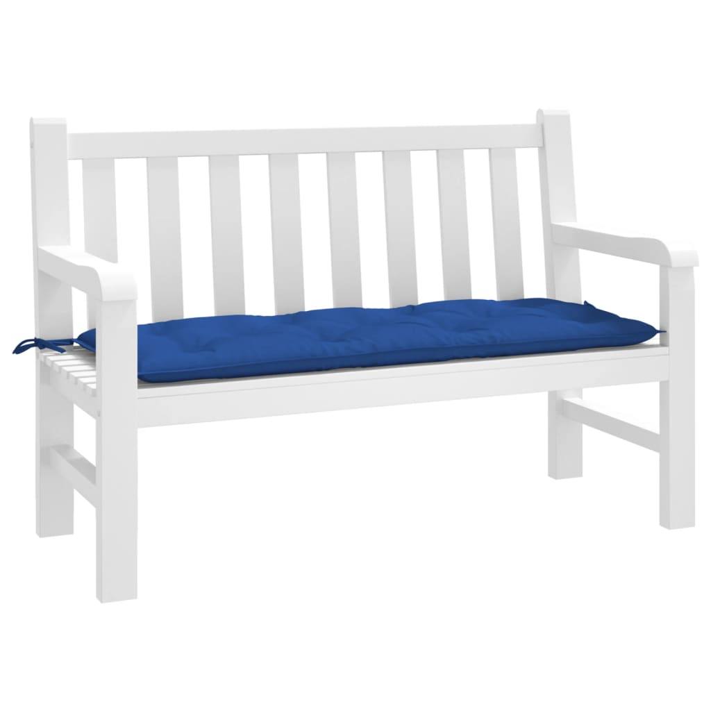 Garden Bench Cushion Blue 120x50x7cm Oxford Fabric