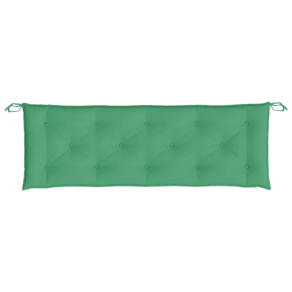 Garden Bench Cushion Green 150x50x7 cm Oxford Fabric