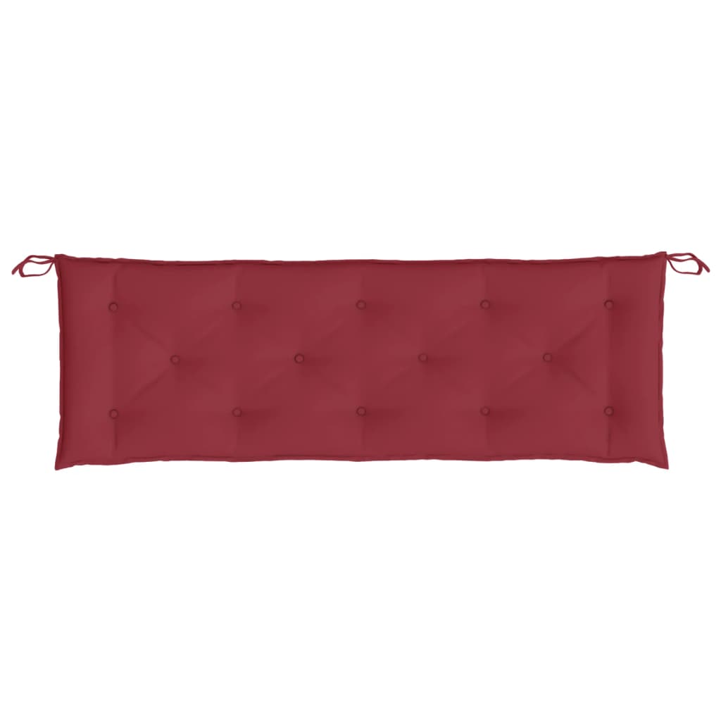 Garden Bench Cushion Wine Red 150x50x7 cm Oxford Fabric