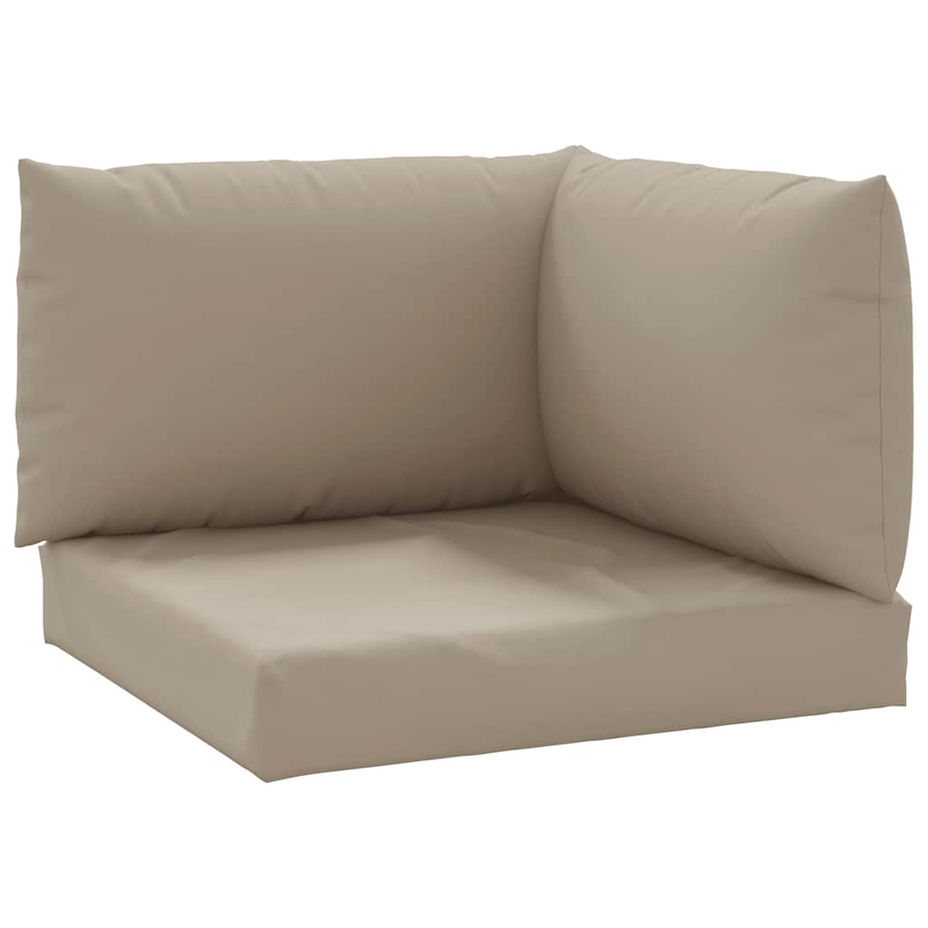 Pallet Cushions 3 pcs Taupe Oxford Fabric