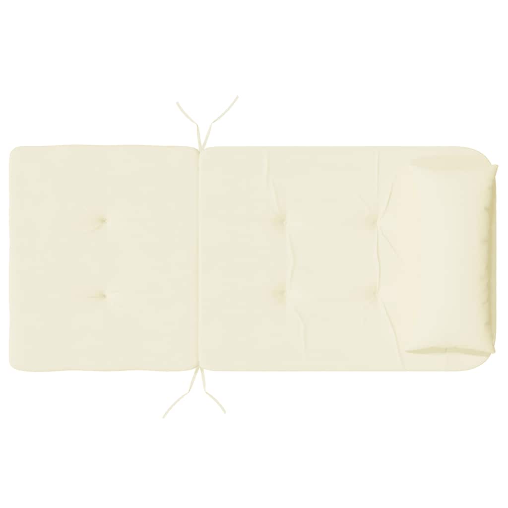 Adirondack Chair Cushions 2 pcs Cream Oxford Fabric
