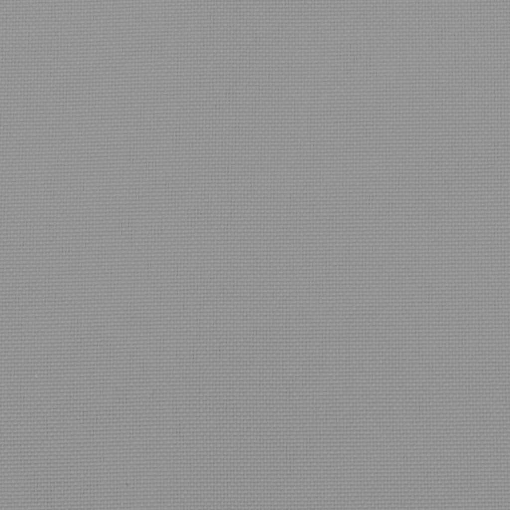 Sun Lounger Cushion Grey 180x60x4 cm Oxford Fabric
