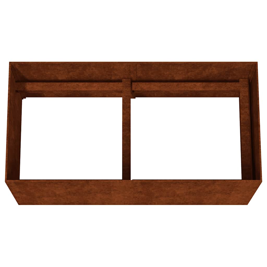 Garden Raised Bed 200x40x40 cm Corten Steel
