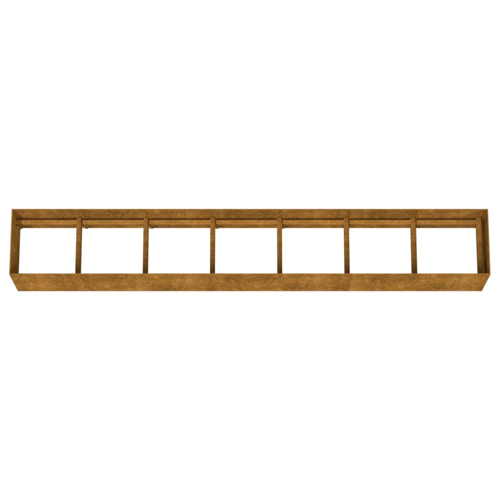 Garden Raised Bed 280x40x40 cm Corten Steel