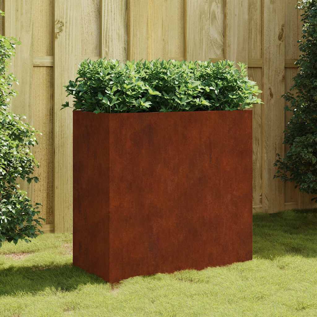 Planter 40x80x80 cm Corten Steel