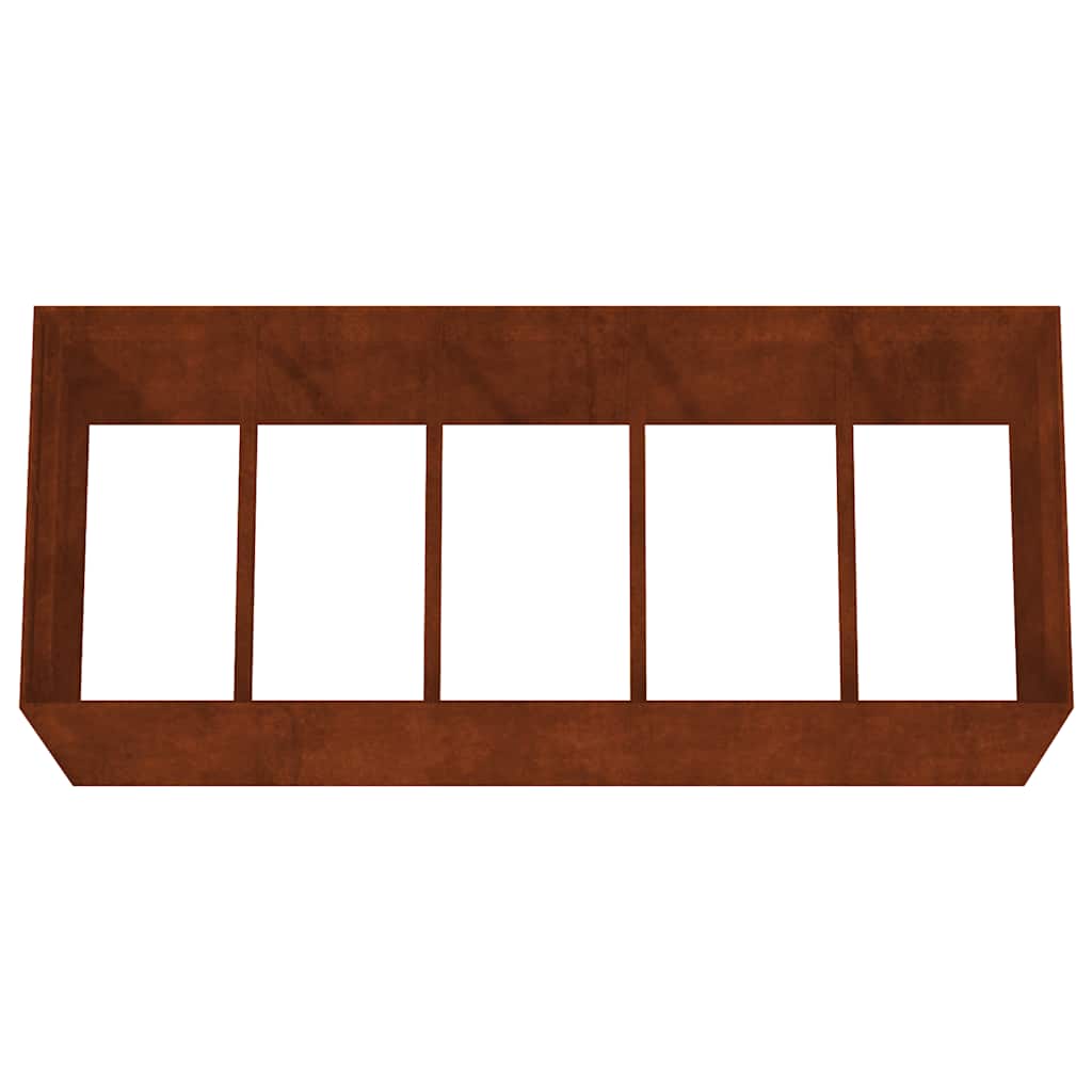 Garden Raised Bed 200x80x80 cm Corten Steel