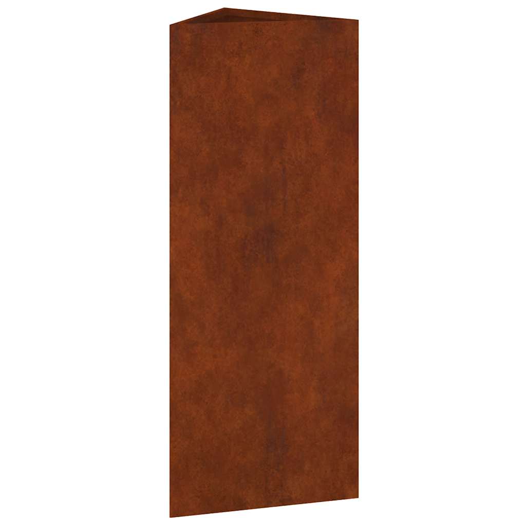 Garden Planter 30x26x75 cm Corten Steel