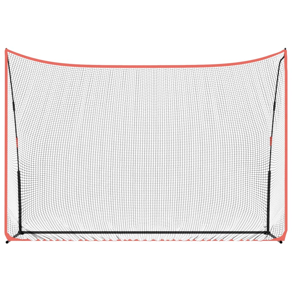 Golf Practice Net Black and Red 305x91x213 cm Polyester