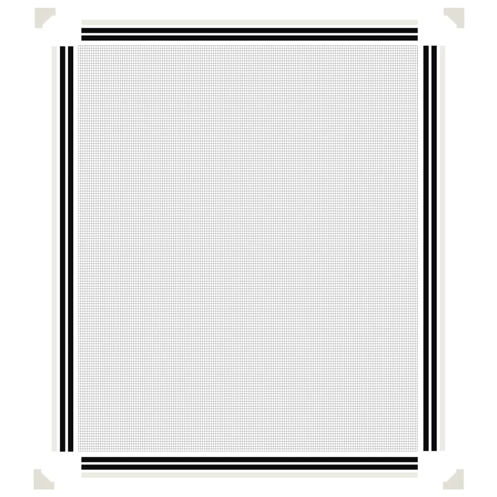 Magnetic Insect Screen for Windows White 100x120 cm