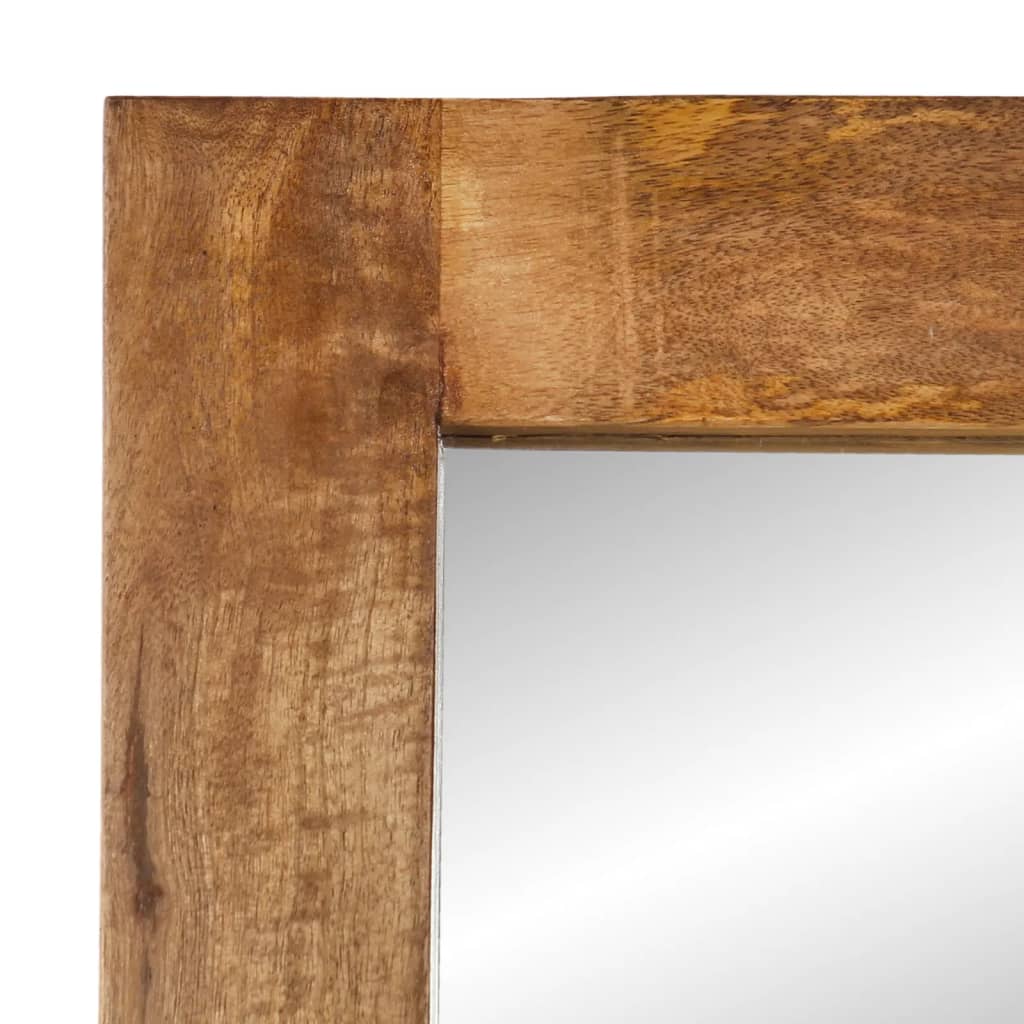 Mirror 70x50 cm Solid Wood Mango and Glass