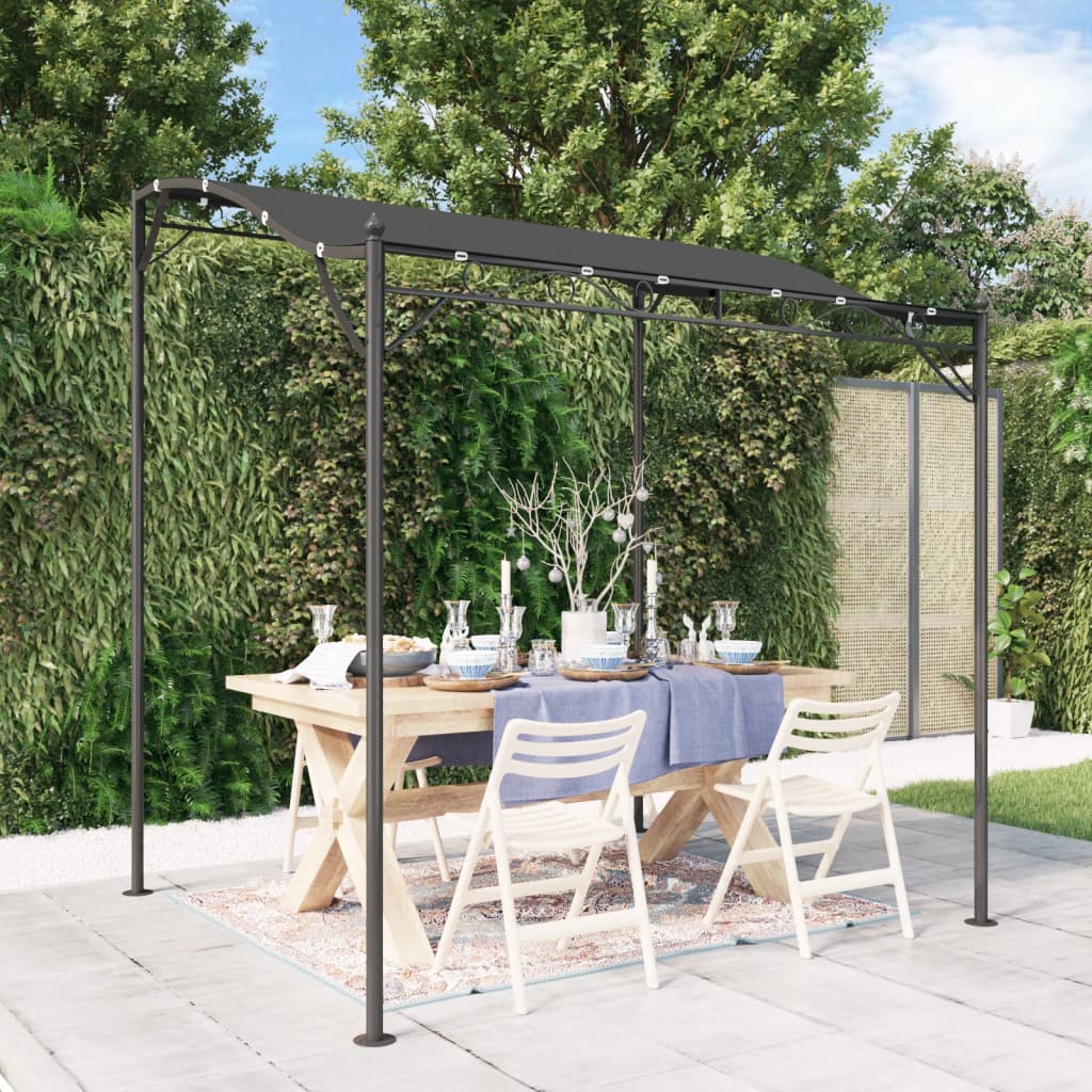 Canopy Anthracite 2x2.3 m 180 g/m? Fabric and Steel
