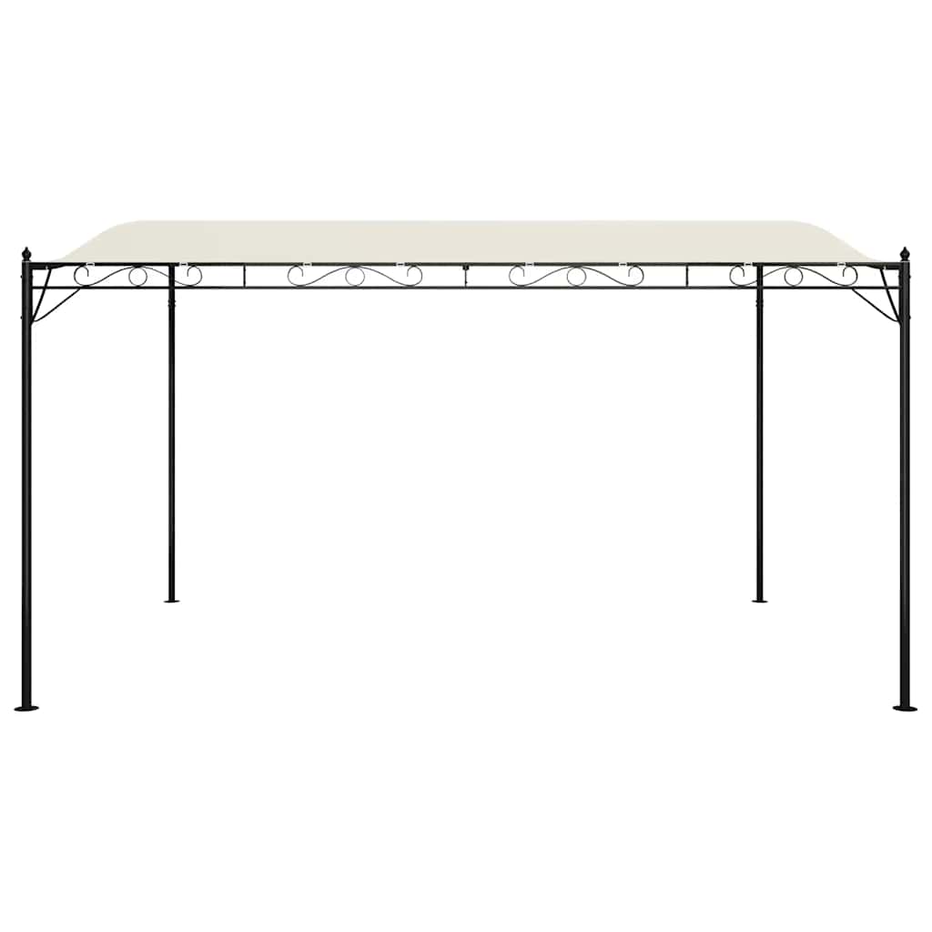 Canopy Cream 4x3 m 180 g/m² Fabric and Steel