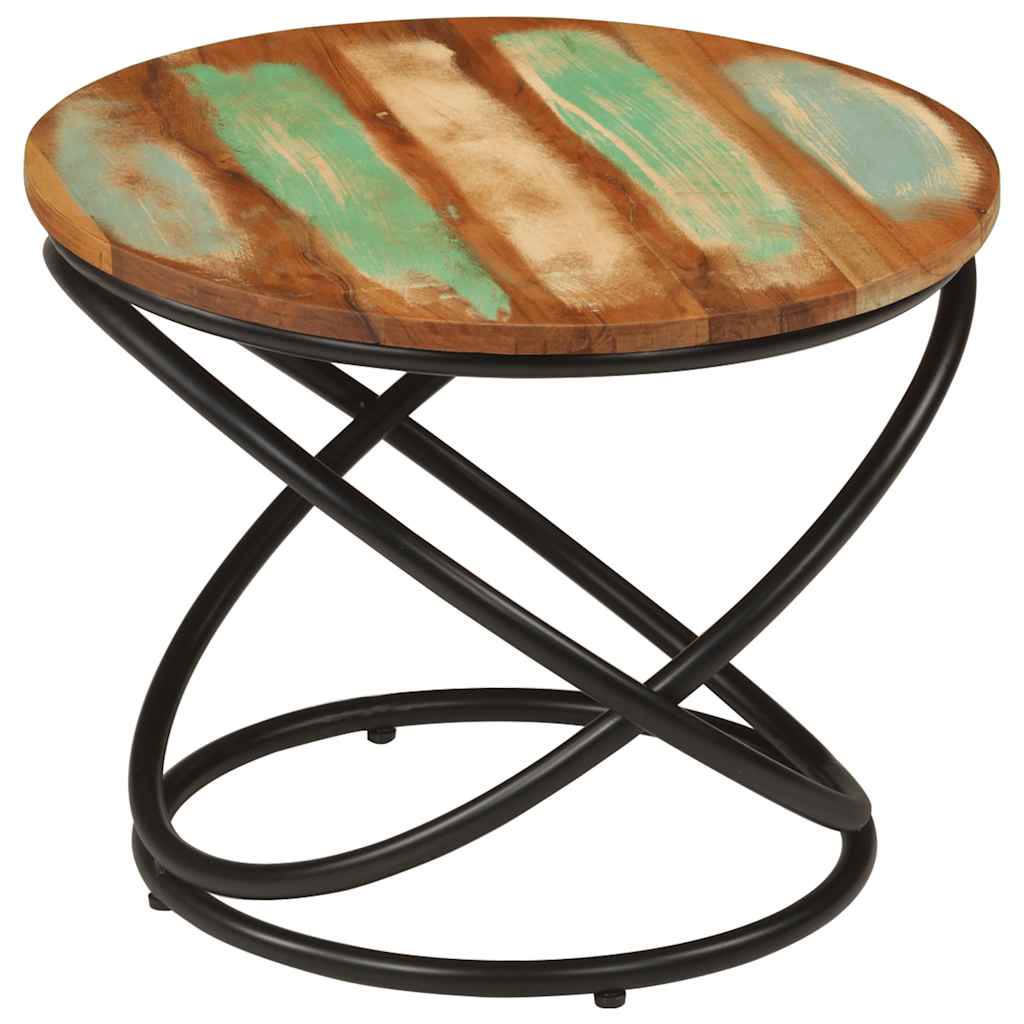 Coffee Table ?0x40 cm Solid Wood Reclaimed and Steel