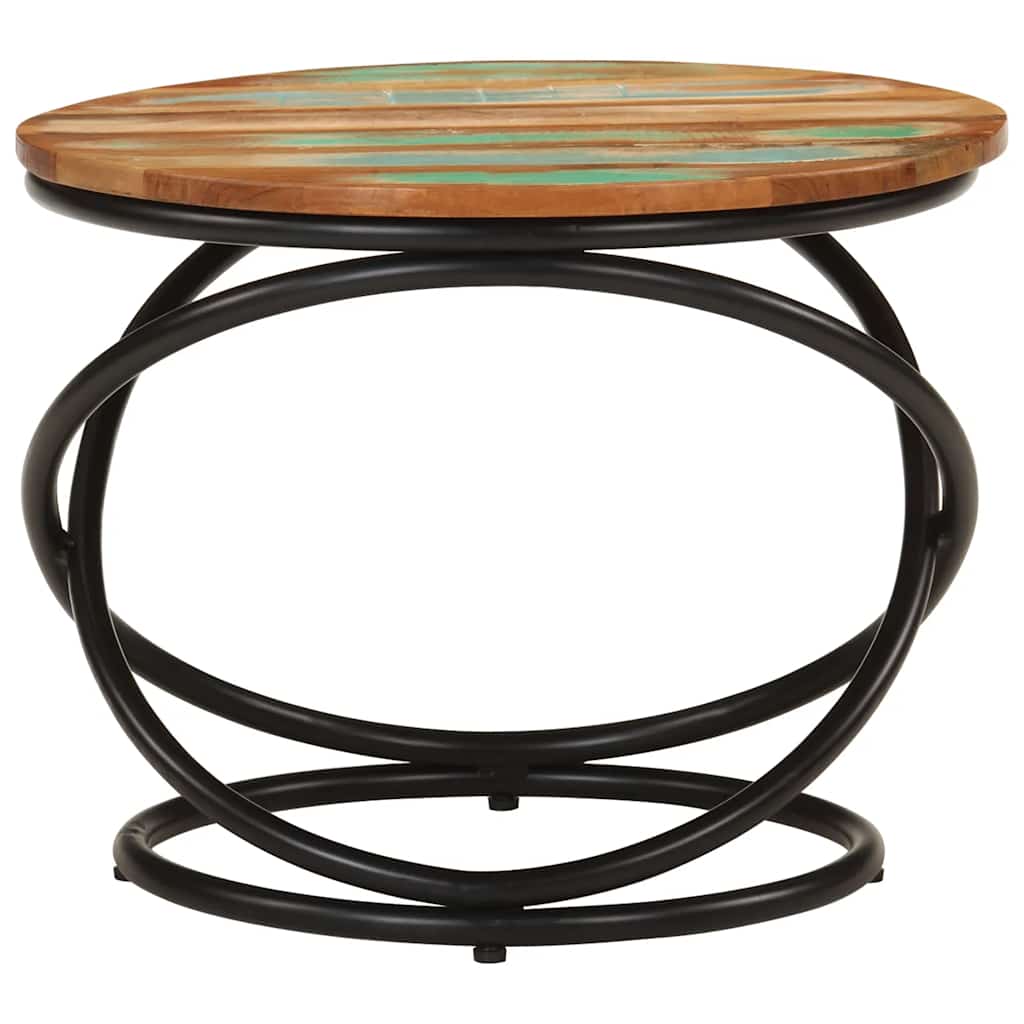 Coffee Table ?0x40 cm Solid Wood Reclaimed and Steel
