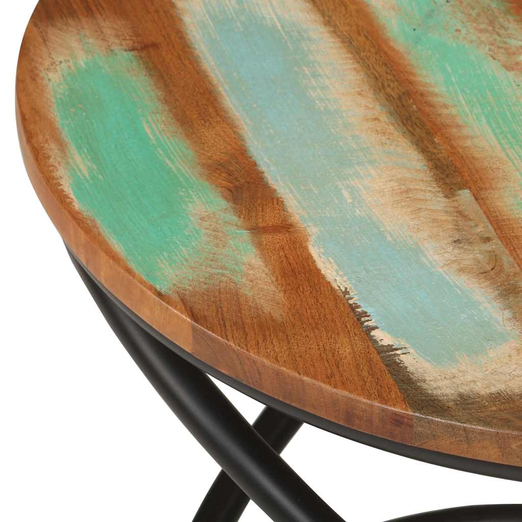 Coffee Table ?0x40 cm Solid Wood Reclaimed and Steel