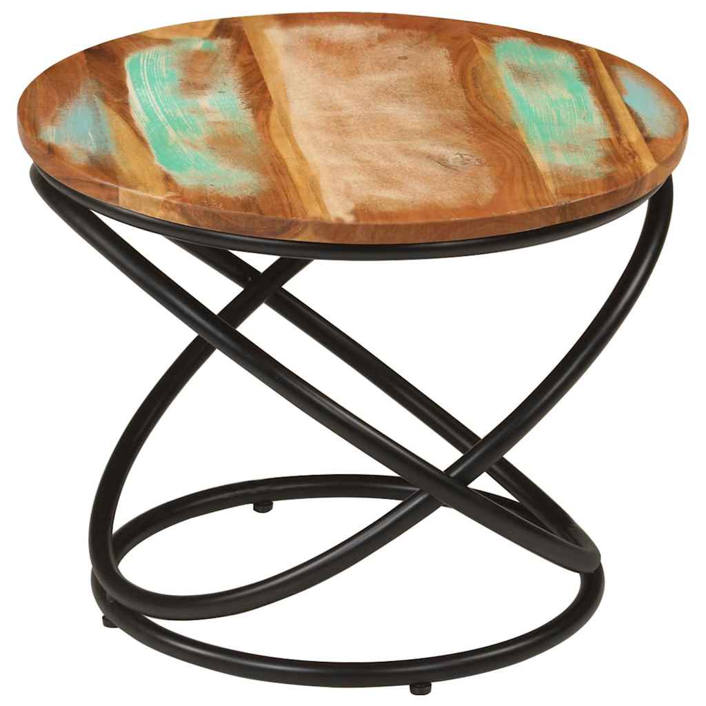 Coffee Table ?0x40 cm Solid Wood Reclaimed and Steel