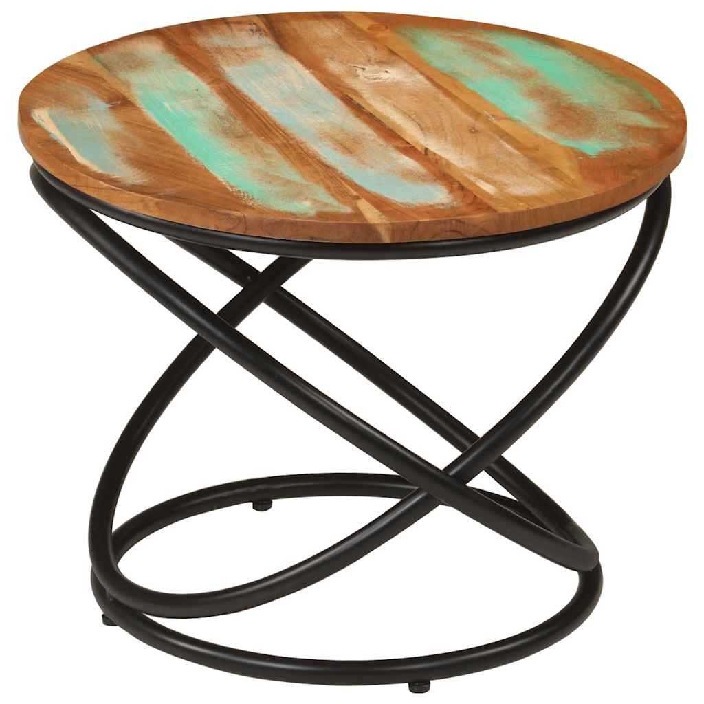 Coffee Table ?0x40 cm Solid Wood Reclaimed and Steel