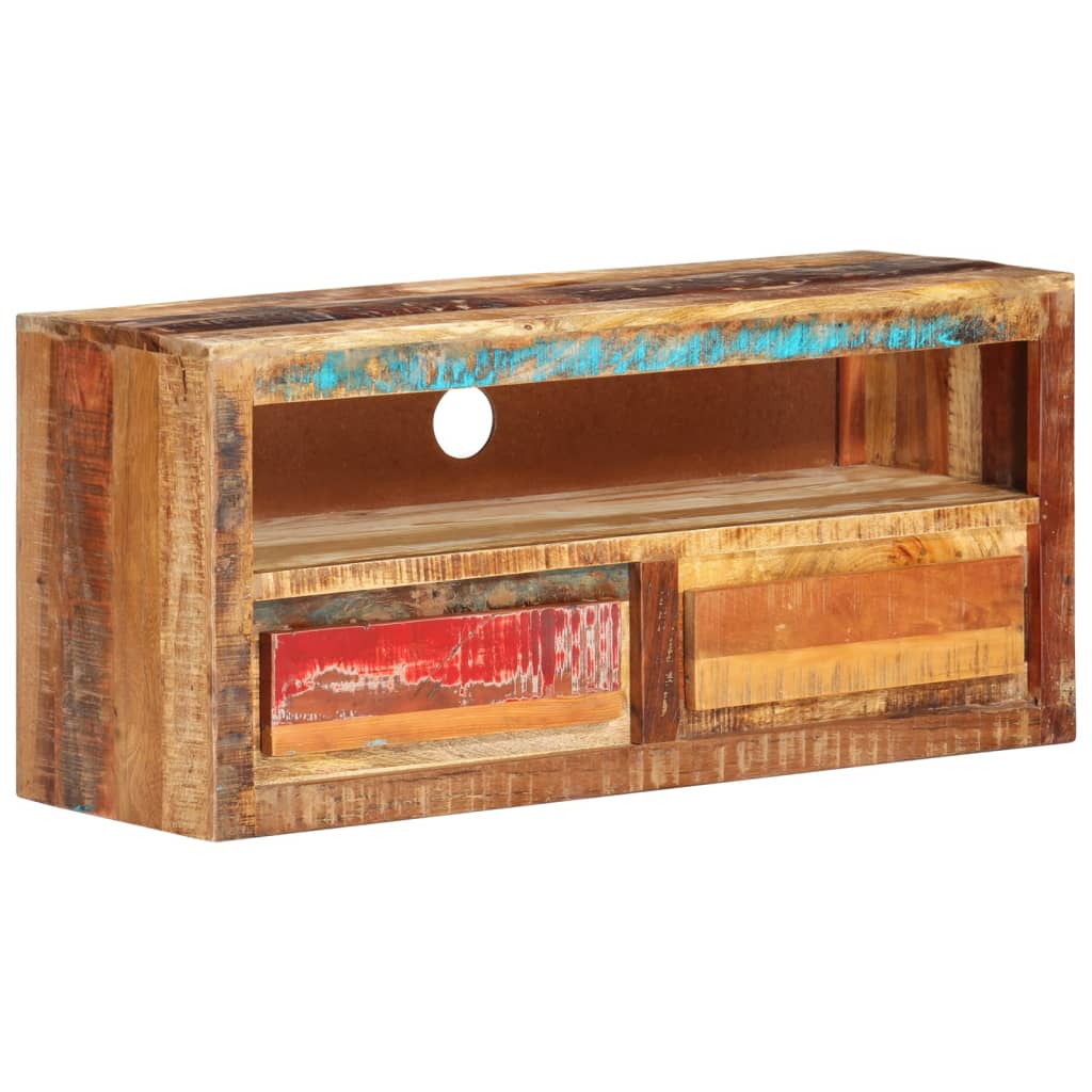 TV Cabinets 2 pcs 88x30x40 cm Solid Wood Reclaimed