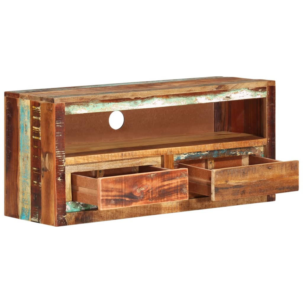 TV Cabinets 2 pcs 88x30x40 cm Solid Wood Reclaimed
