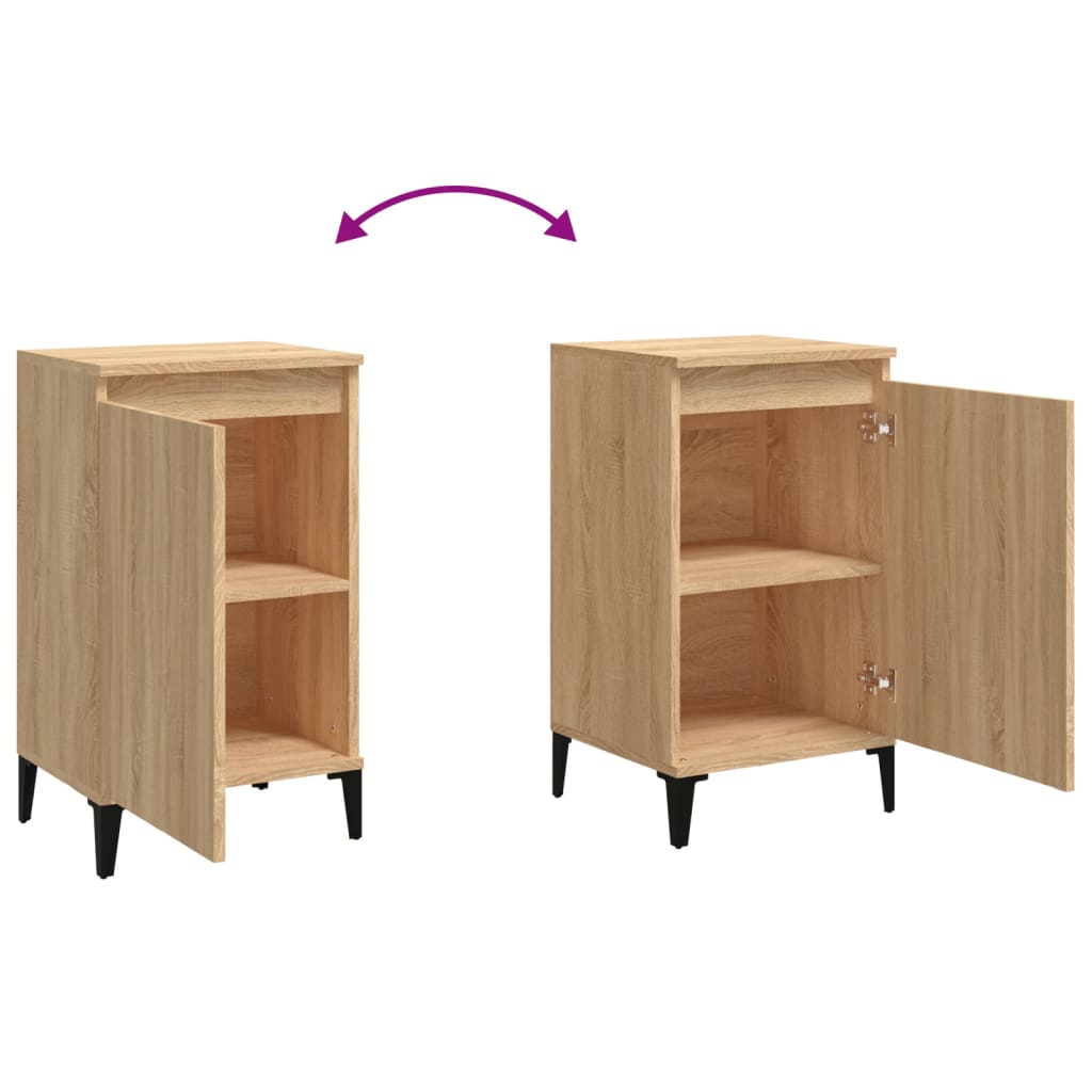 Bedside Cabinet Sonoma Oak 40x35x70 cm Engineered Wood