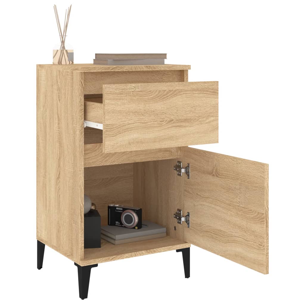 Bedside Cabinet Sonoma Oak 40x35x70 cm